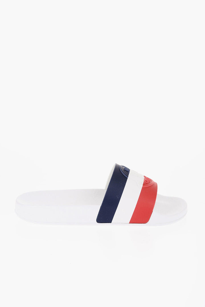 Moncler Rubber JEANNE Sldes with Embossed Logo