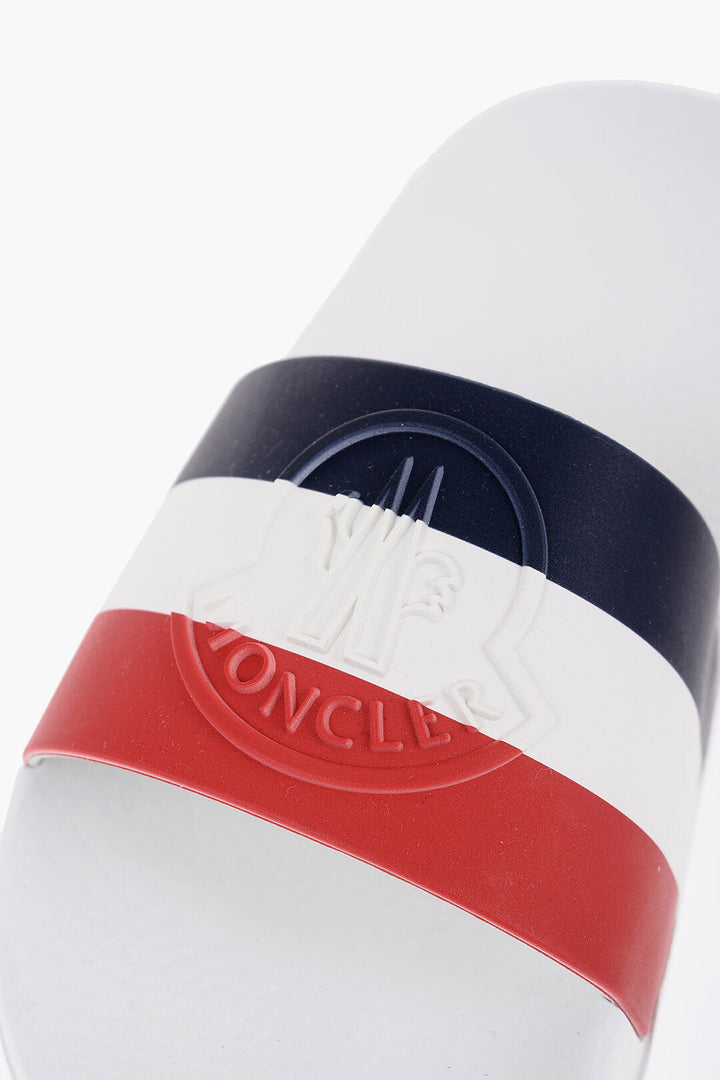 Moncler Rubber JEANNE Sldes with Embossed Logo
