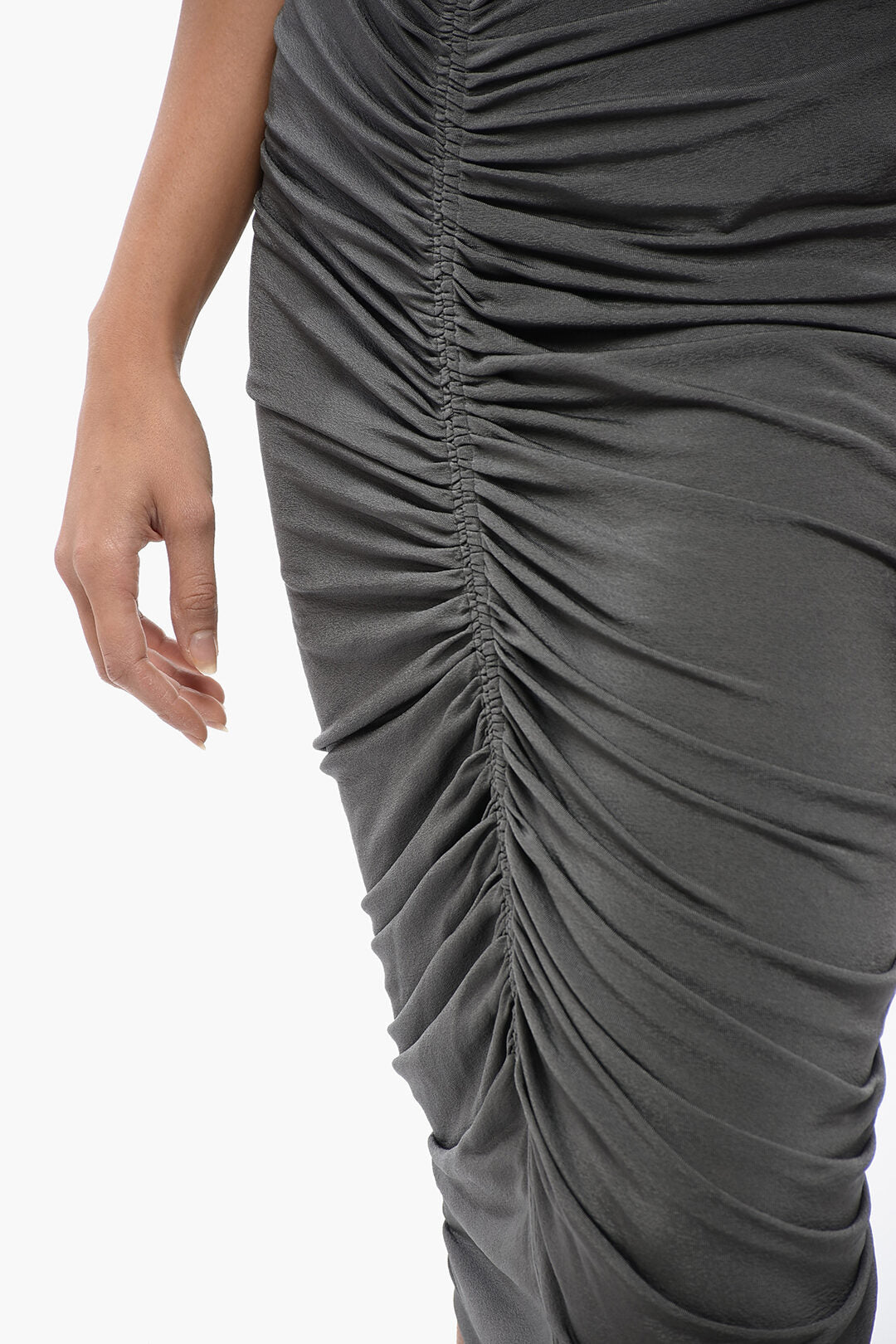 Givenchy Ruched Skirt with Chain