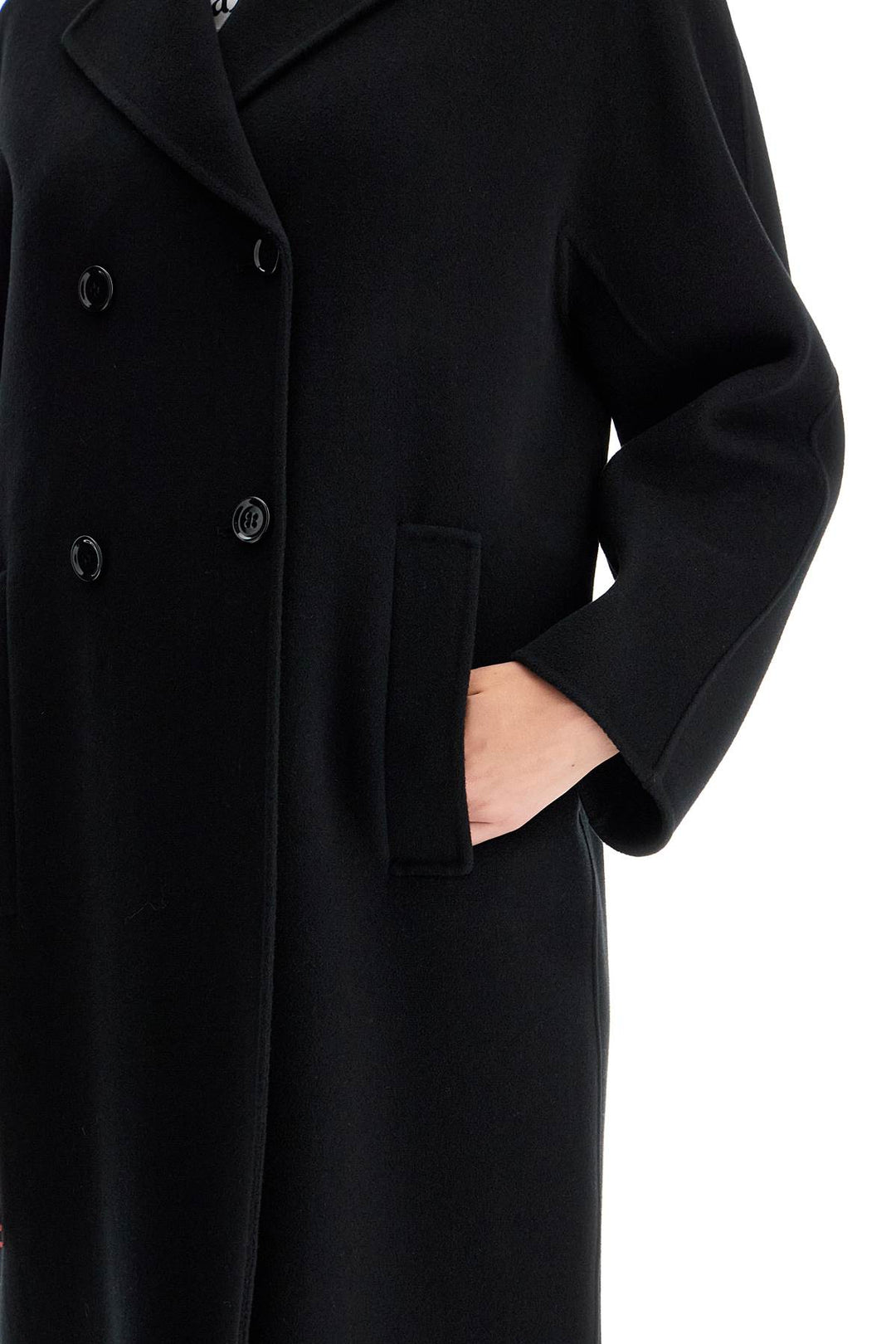 Clothing - S Max Mara Double - Breasted Wool Coat - 242718DCA000005 - 013BK - 38 - Ask Me Wear