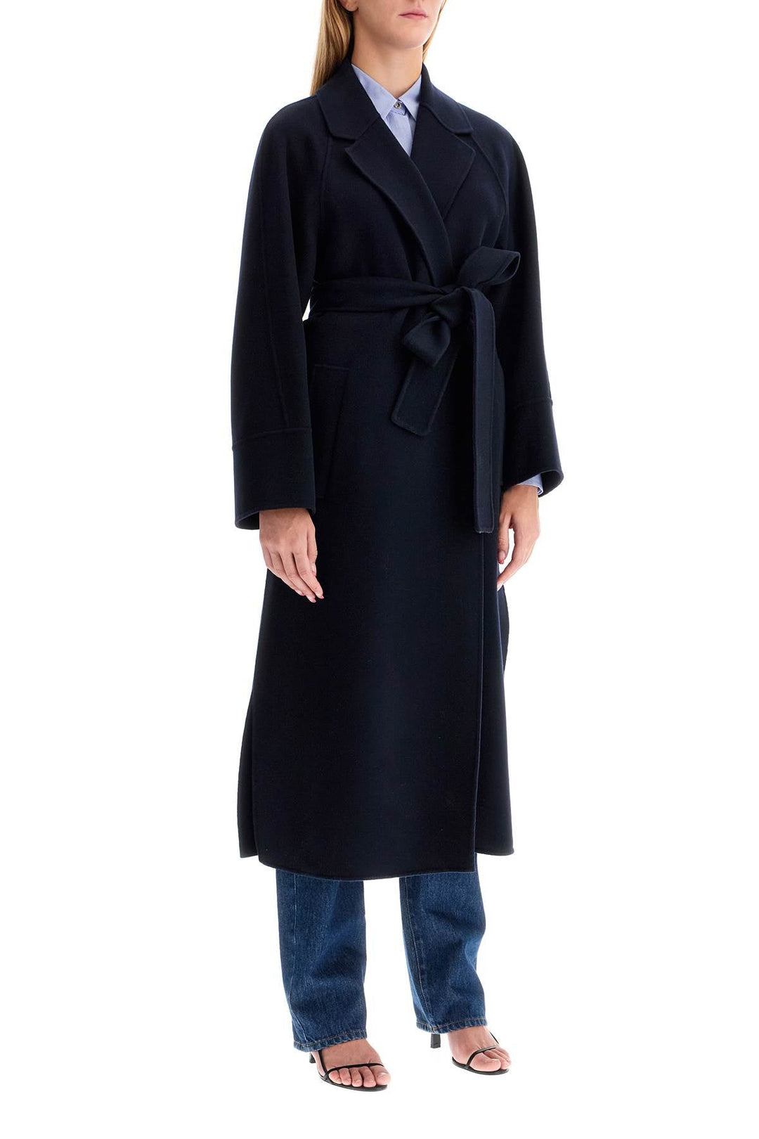 Clothing - S Max Mara Woolen Robe - Style Coat With - 242718DCA000010 - 012CK - 38 - Ask Me Wear