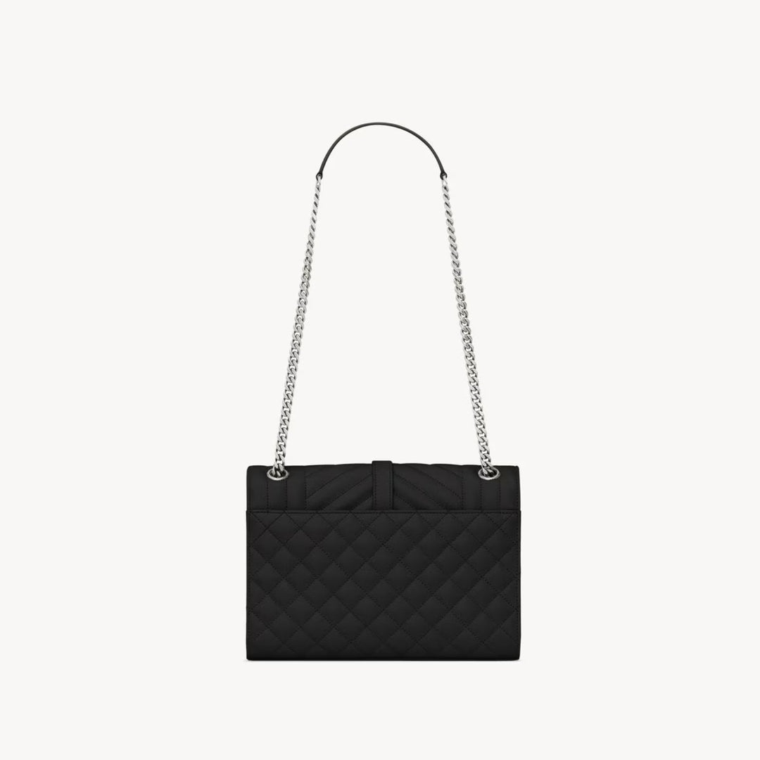 Handbag - SAINT LAURENT Envelope Medium In Mix Matelassé Leather - 600185BOW921000 - Ask Me Wear