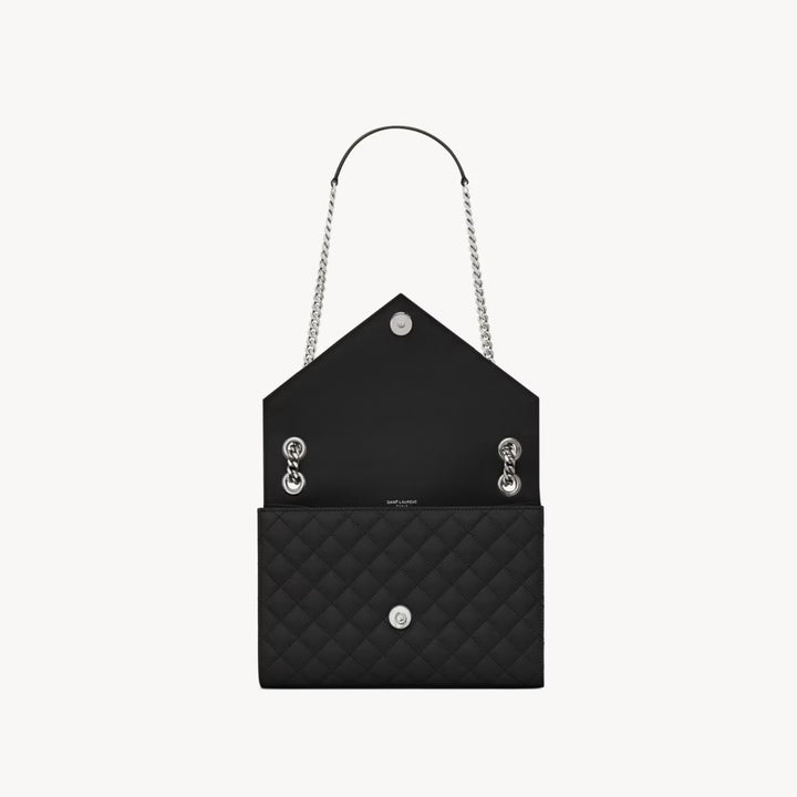 Handbag - SAINT LAURENT Envelope Medium In Mix Matelassé Leather - 600185BOW921000 - Ask Me Wear