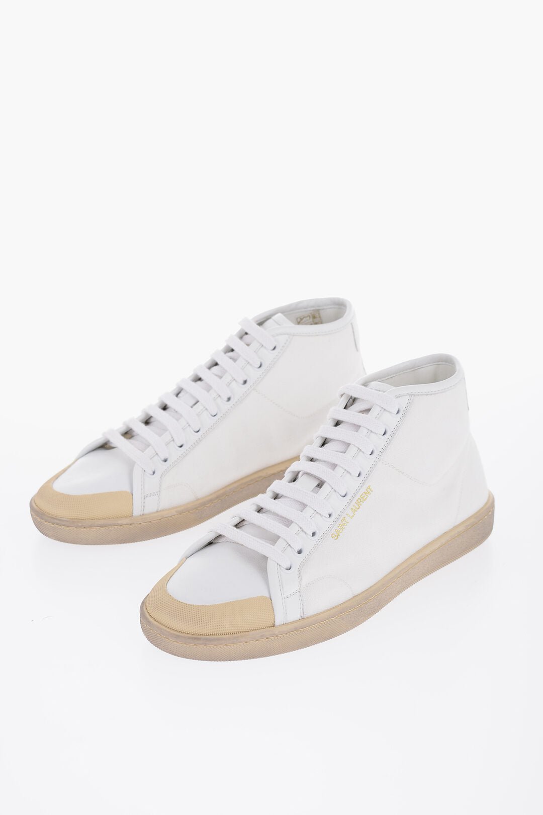 Shoes - Saint Laurent Fabric COURT CLASSIC Mid - Top Sneakers - 8099703939 - Ask Me Wear