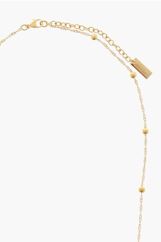 Necklace - Saint Laurent Golden - Effect Long Necklace - 8108280621 - Ask Me Wear