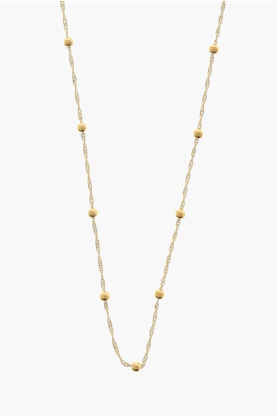 Necklace - Saint Laurent Golden - Effect Long Necklace - 8108280621 - Ask Me Wear