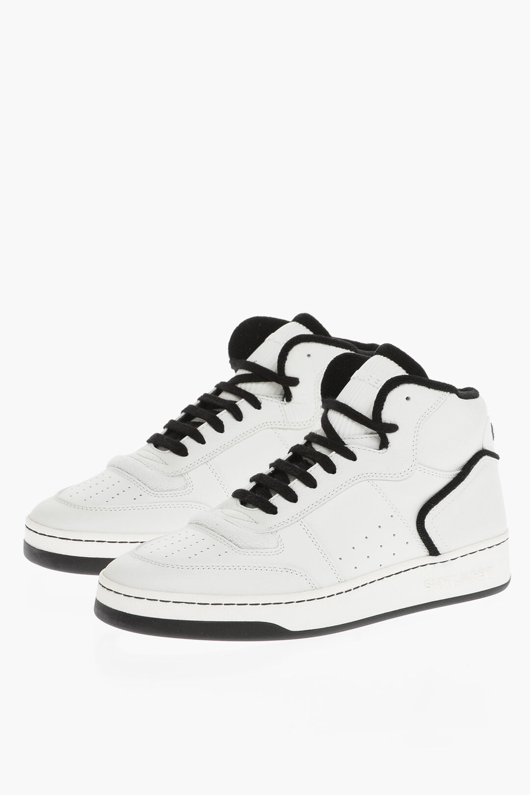 Shoes - Saint Laurent Leather Padded High - Top Sneakers - 8128567853 - Ask Me Wear