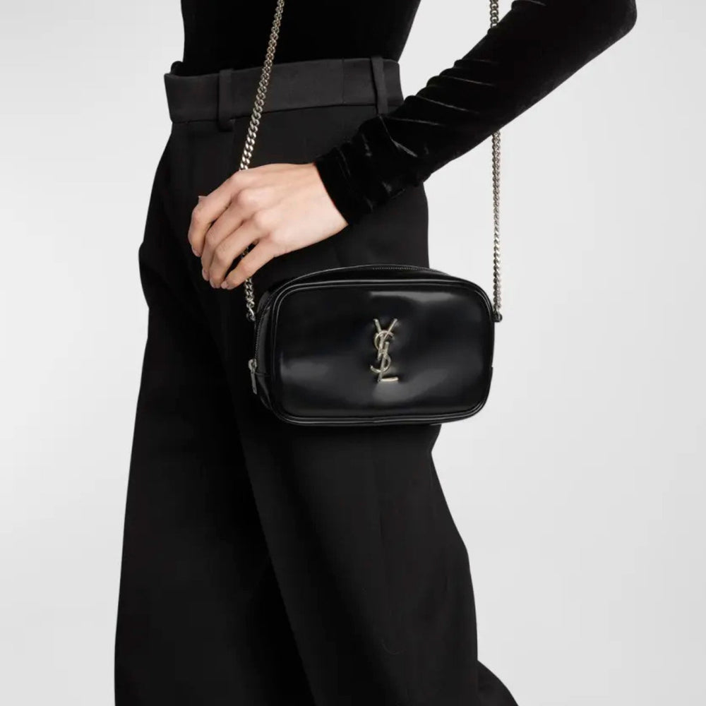 YSL - Handbag - SAINT LAURENT Lou Mini bag in Shiny Canvas - 756837FACCO1000 - Ask Me Wear