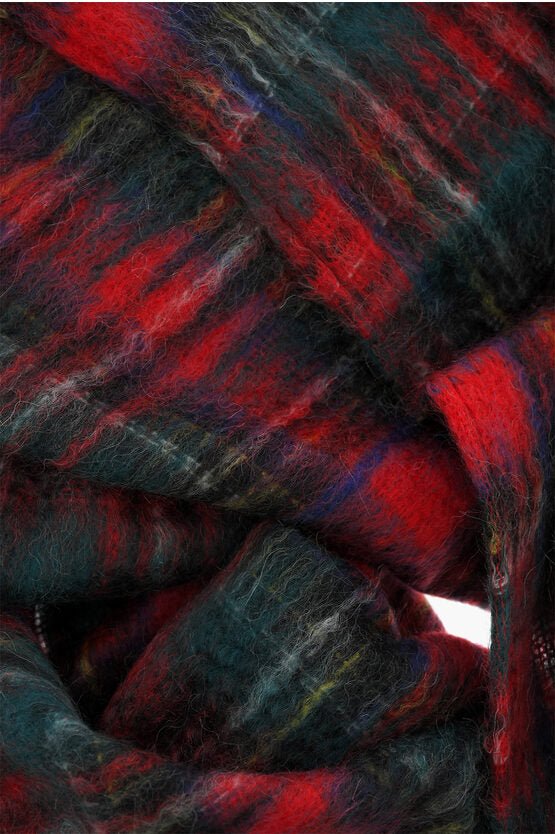 Accessories - Scarves - Saint Laurent Multicolor Mohair Blend Scarf - 8131609257 - Ask Me Wear