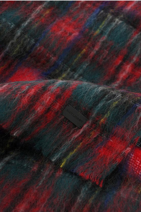 Accessories - Scarves - Saint Laurent Multicolor Mohair Blend Scarf - 8131609257 - Ask Me Wear