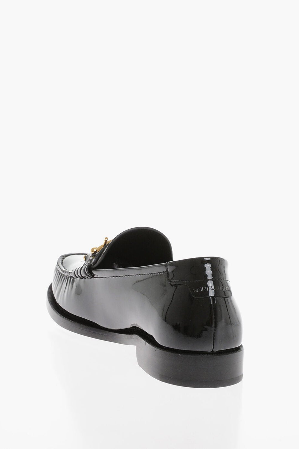 Shoes - Saint Laurent Patent Leather Penny Loafer with Clamps - 8129019388 - Ask Me Wear