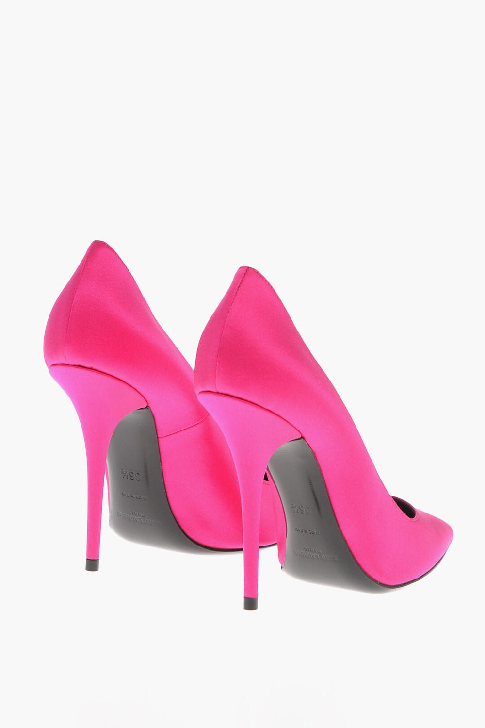 Shoes - Saint Laurent Stiletto Heeled HYPE Satin Pumps 10cm - 8108072432 - Ask Me Wear