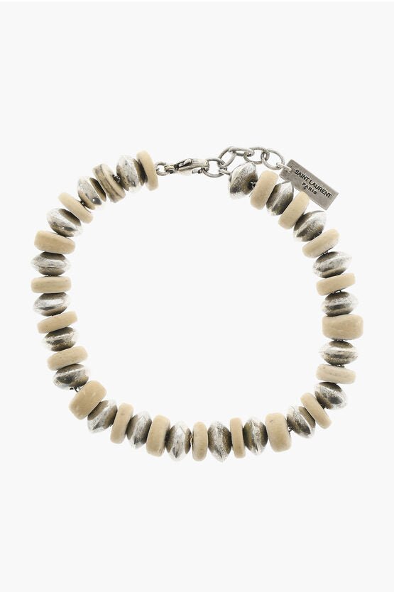 Bracelet - Saint Laurent Two - Tone Brass Bracelet - 8128604112 - Ask Me Wear