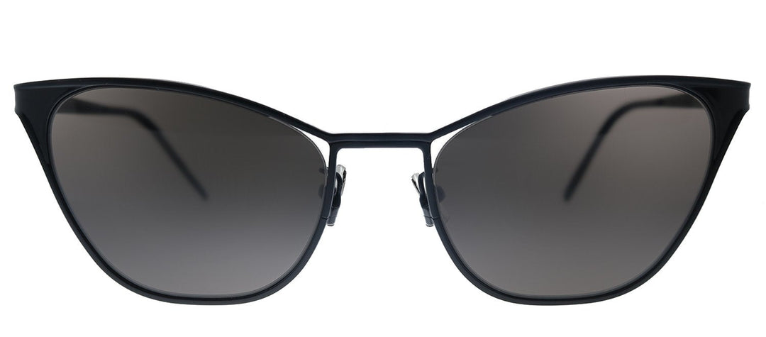 Saint LaurentSunglasses - Saint Laurent SL 409 002 Cat - Eye Metal Black Sunglasses with Black Lens - SL_409_002 - Ask Me Wear