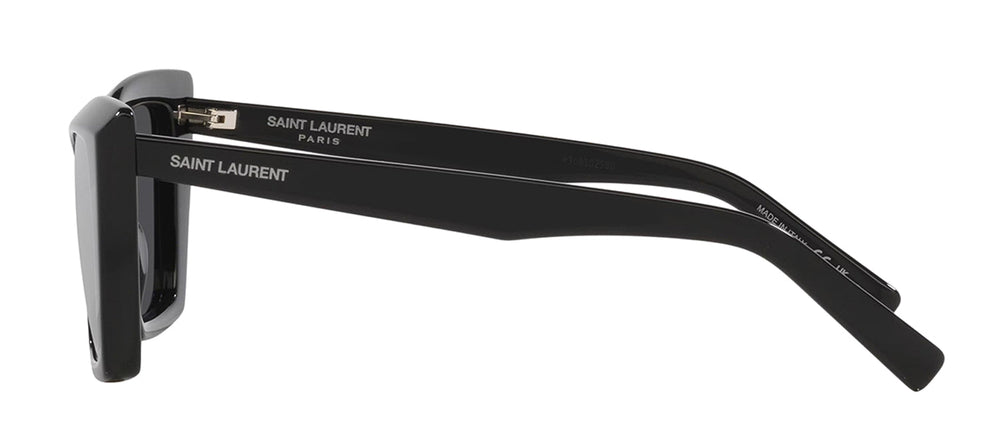 Saint LaurentSunglasses - Saint Laurent SL 657 001 Cat - Eye Plastic Black Sunglasses with Grey Lens - SL_657_001_54mm - Ask Me Wear