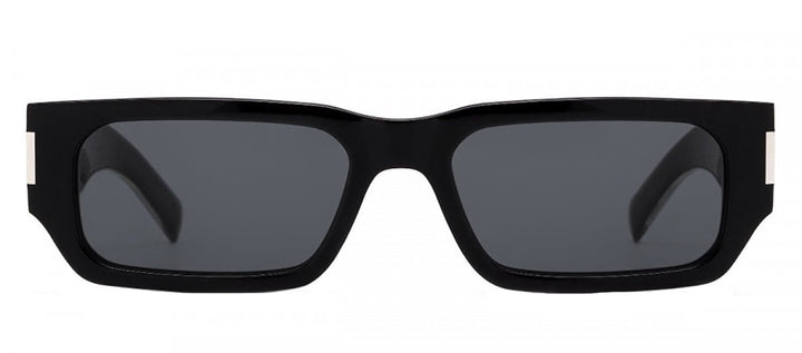 Saint LaurentSunglasses - Saint Laurent SL 660 001 Rectangle Plastic Black Sunglasses with Grey Lens - SL_660_001_54mm - Ask Me Wear