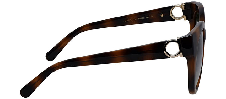 Salvatore FerragamoSunglasses - Salvatore Ferragamo SF 1031S 214 Cat Eye Plastic Tortoise Sunglasses with Green Lens - SF_1031S_214_53mm - Ask Me Wear