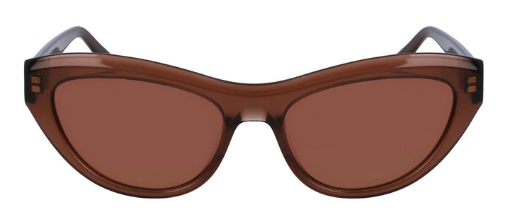 Salvatore FerragamoSunglasses - Salvatore Ferragamo SF 1103S 232 Cat - Eye Plastic Brown Sunglasses with Brown Lens - SF_1103S_232_55mm - Ask Me Wear