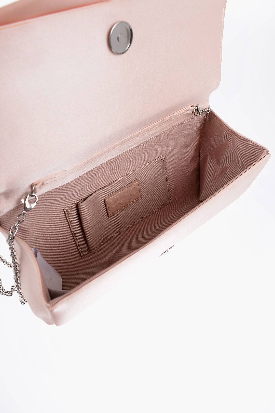 Liu Jo Satin Clutch With Shoulder Chain