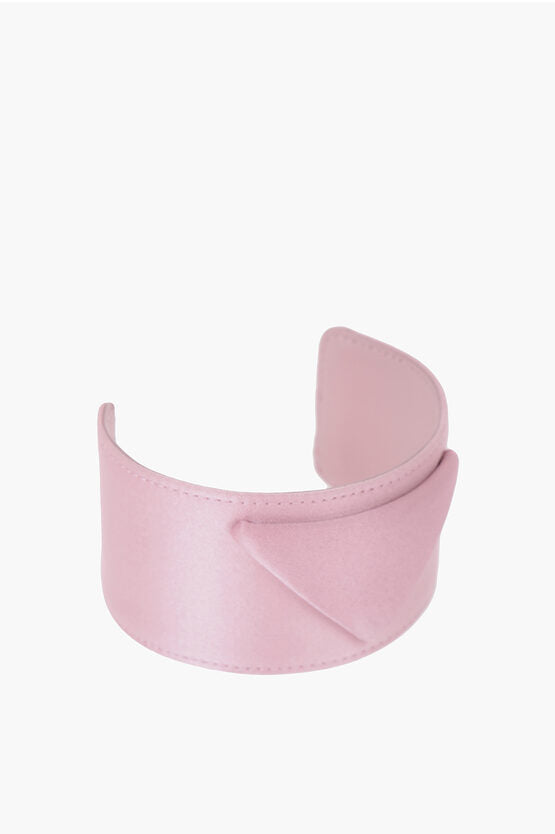 Prada Satin Cuff Bracelet with Embossed Monogram M Standard size