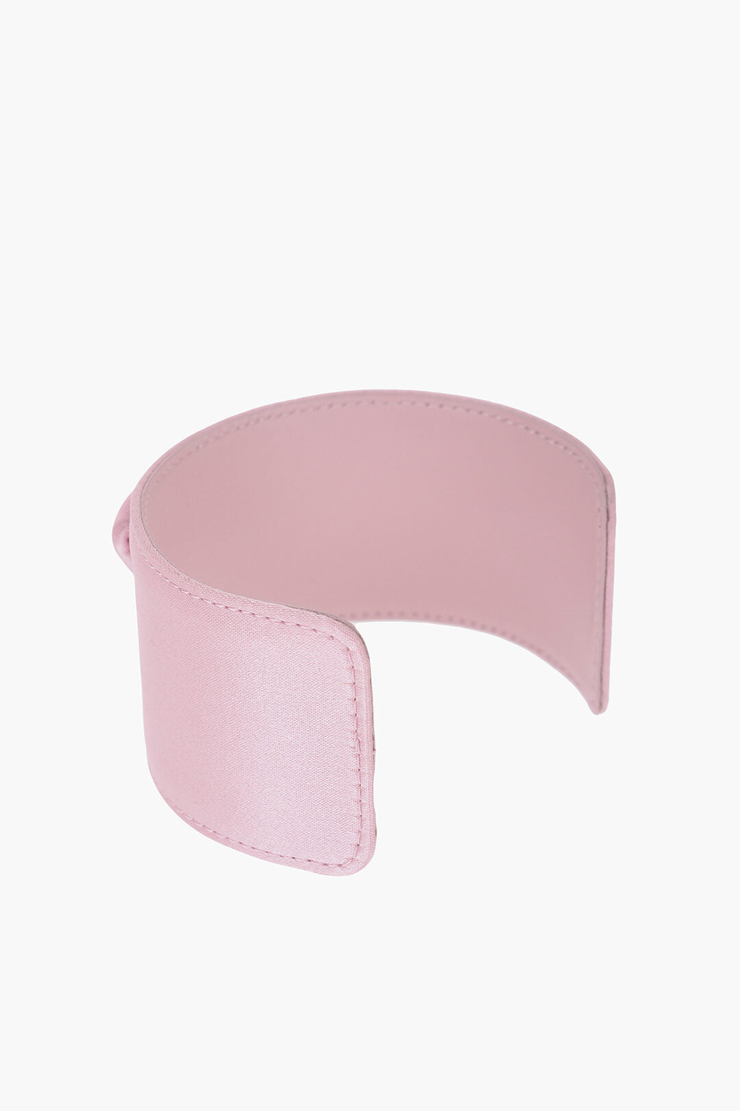 Prada Satin Cuff Bracelet with Embossed Monogram