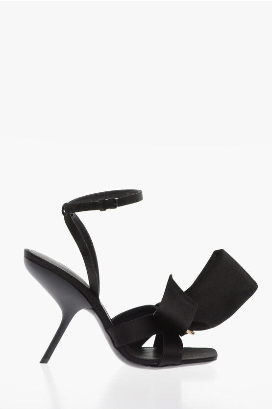 Salvatore Ferragamo - Other - Salvatore Ferragamo Satin HELENA Sandals with Front Bow 10.5cm - 8056283179249 - Ask Me Wear