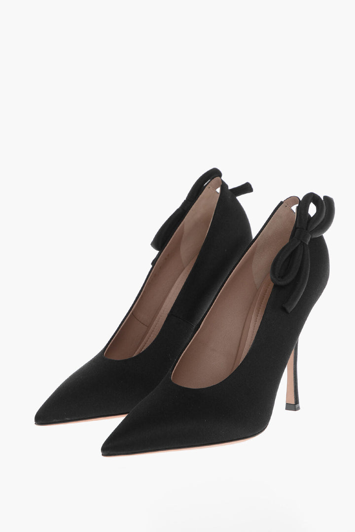 Valentino Satin Pumps with Side Bow 11cm