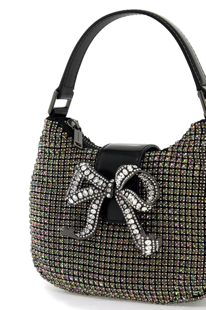 Bags - Self Portrait Mini Crescent Bow Bag With Crystals - 242632ABS000007 - A0002 - os - Ask Me Wear