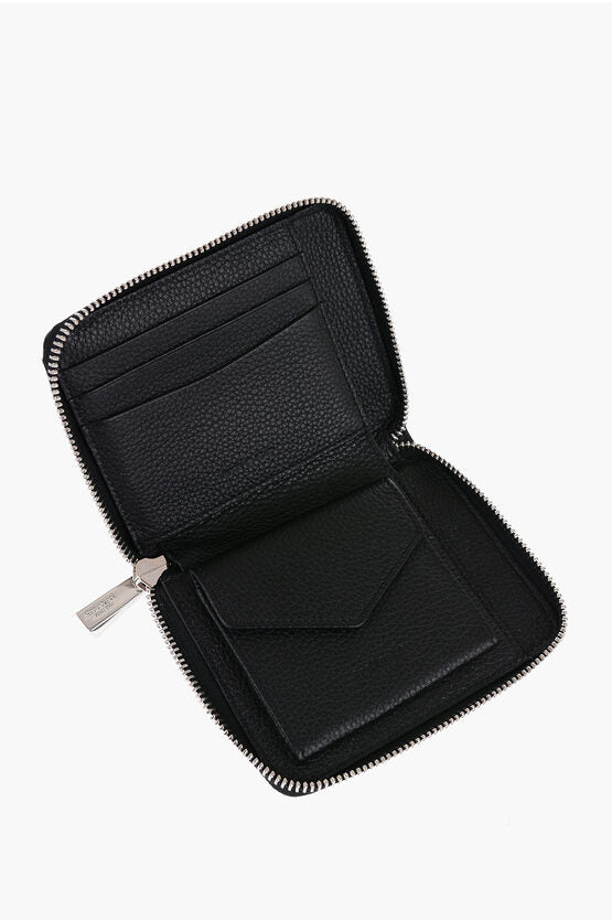 Accessories - Wallets & Card Holders - Serapian Mini Textured Leather RUGIADA Wallet - 8051938003436 - Ask Me Wear