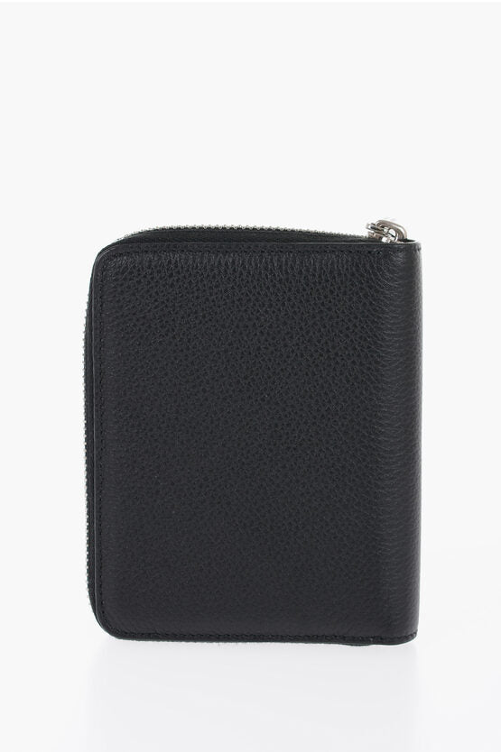 Accessories - Wallets & Card Holders - Serapian Mini Textured Leather RUGIADA Wallet - 8051938003436 - Ask Me Wear