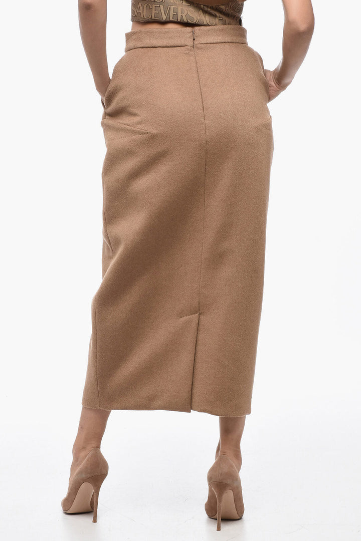 Max Mara SFILATA Camel BABELE Longuette with Flush Pockets