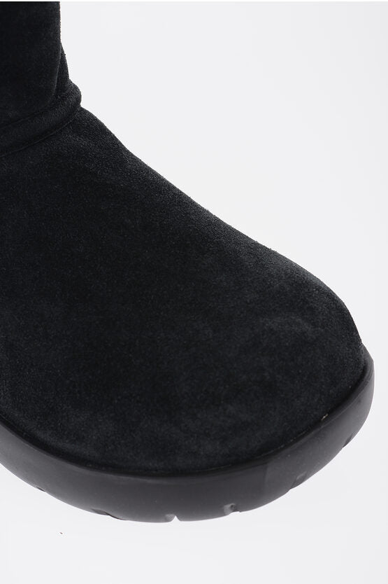 Bottega Veneta Shearling SNAP Ankle Boots with Logo Application