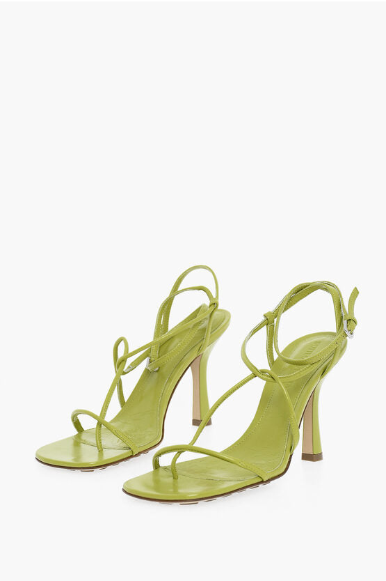 Bottega Veneta Shiny Nappa THE LINE Sandals