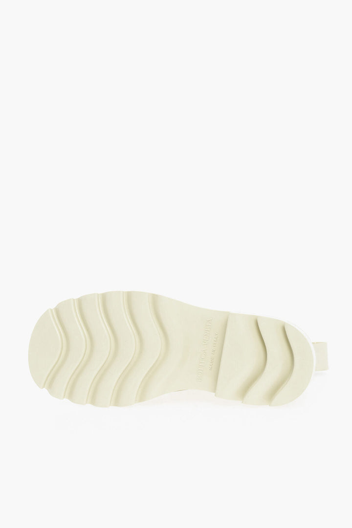 Bottega Veneta Shiny Rubber Ankle Boots with Round Toe
