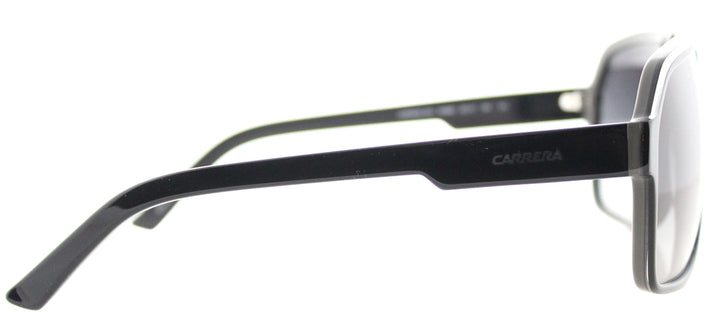 Carrera CA Carrera33 8V6 9O Aviator Plastic Black Sunglasses with Dark Grey Gradient Lens