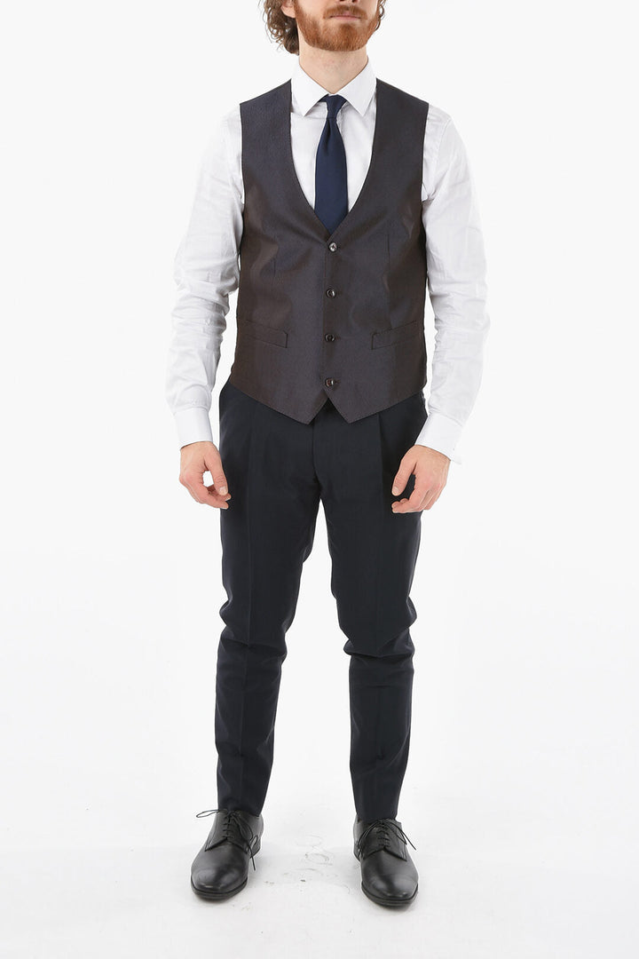 Corneliani Silk 4-Buttons ACADEMY CERIMONIA Waistcoat