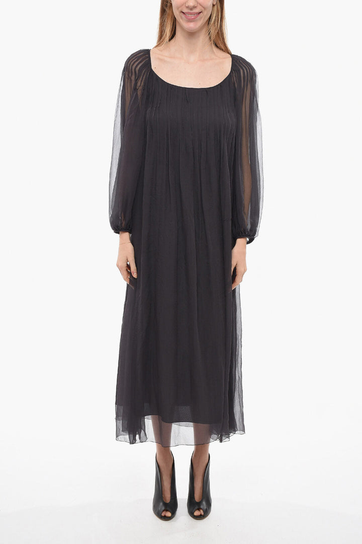 Chloe Silk Chiffon Maxidress