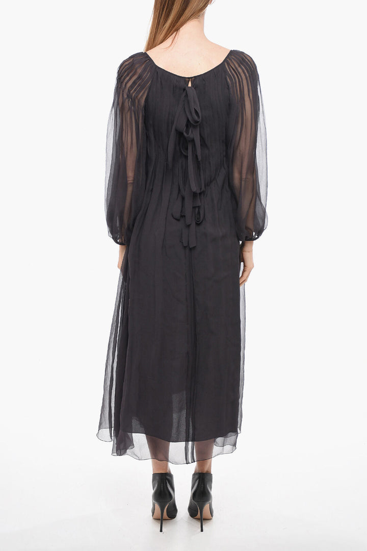 Chloe Silk Chiffon Maxidress