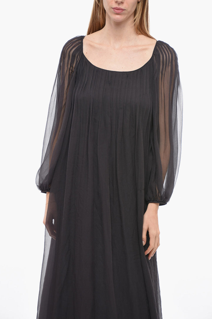 Chloe Silk Chiffon Maxidress