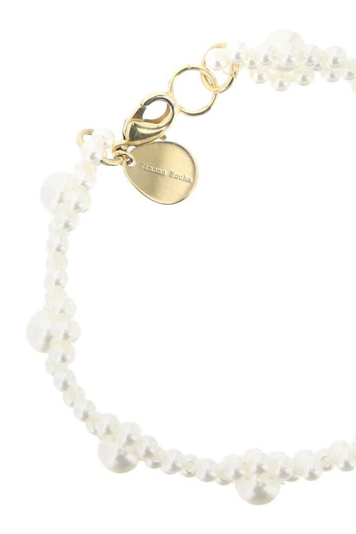 Bracelets - Simone Rocha Bracelet With Daisy - Shaped Beads - 241911ABG000004 - PEARL - os - Ask Me Wear