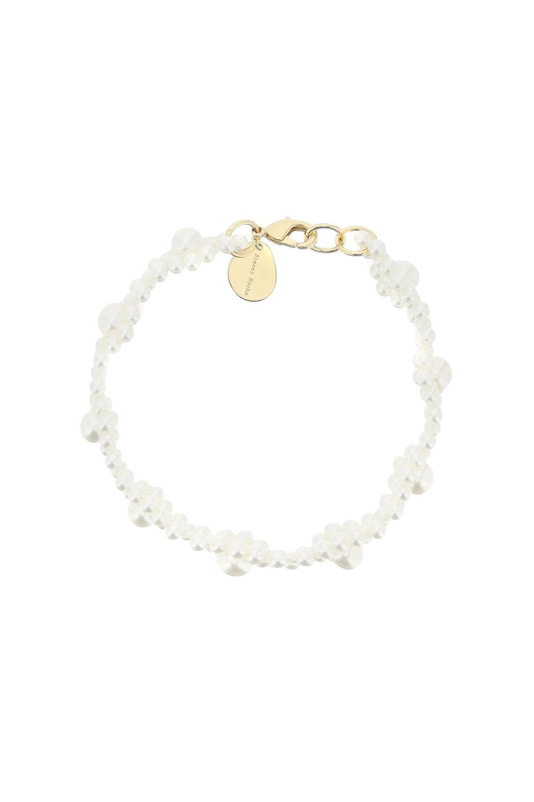 Bracelets - Simone Rocha Bracelet With Daisy - Shaped Beads - 241911ABG000004 - PEARL - os - Ask Me Wear