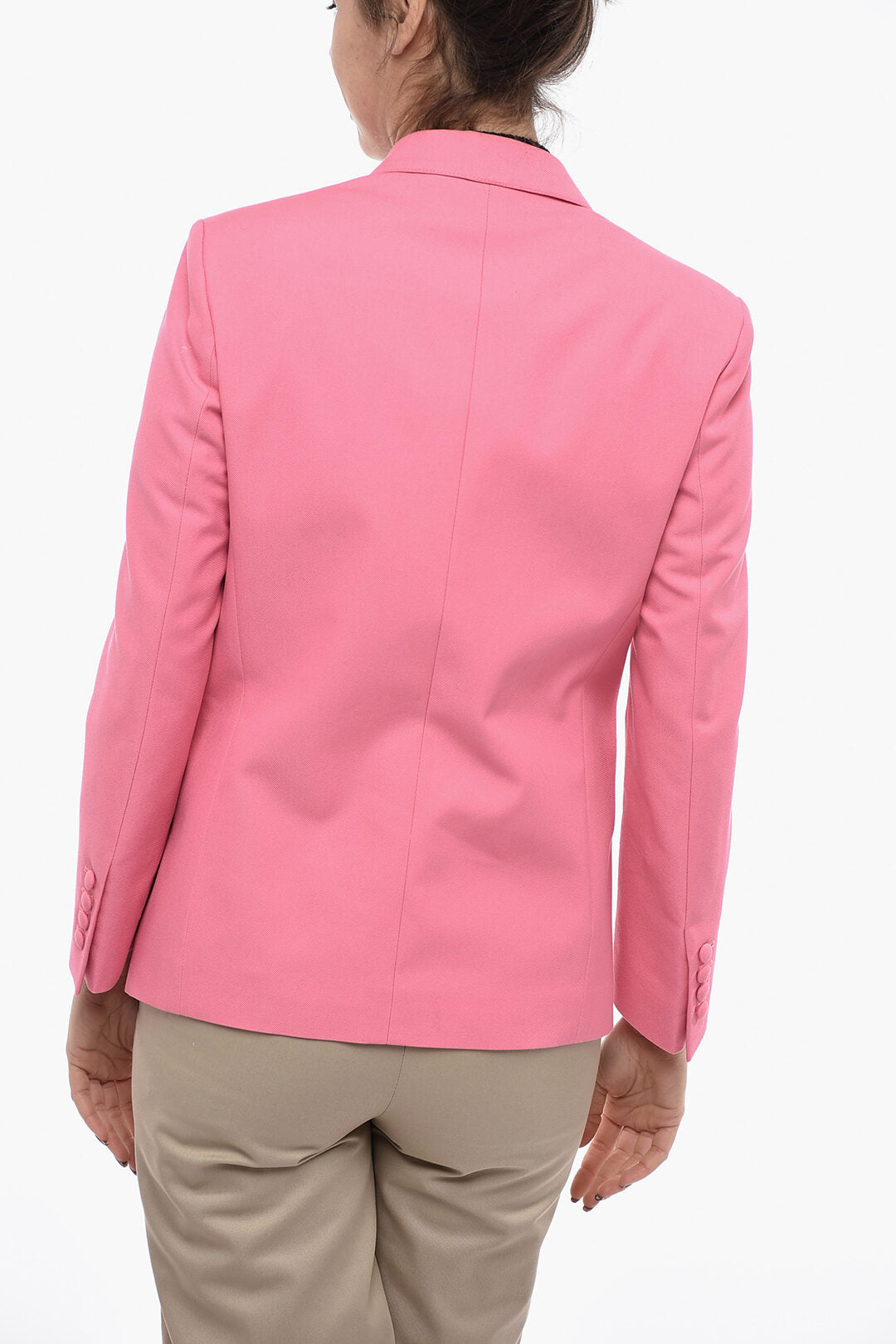 Palm Angels Single Breasted MIAMI Blazer With Flap Pockets