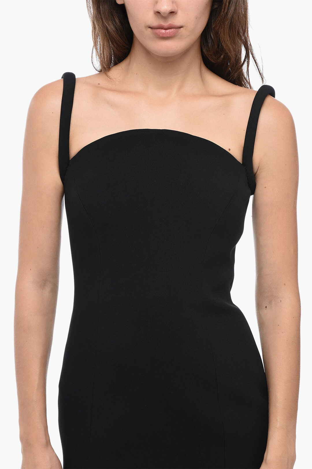 Versace Sleeveless Dress With Round Neckline