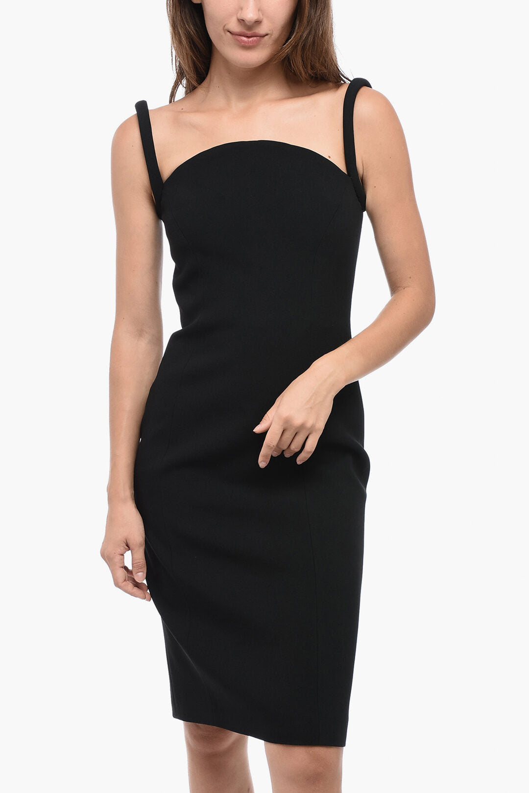 Versace Sleeveless Dress With Round Neckline