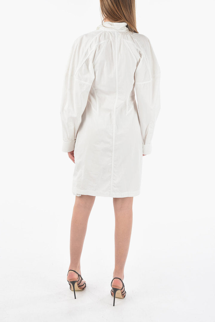 Bottega Veneta Snap Button COMPACT Shirt Dress