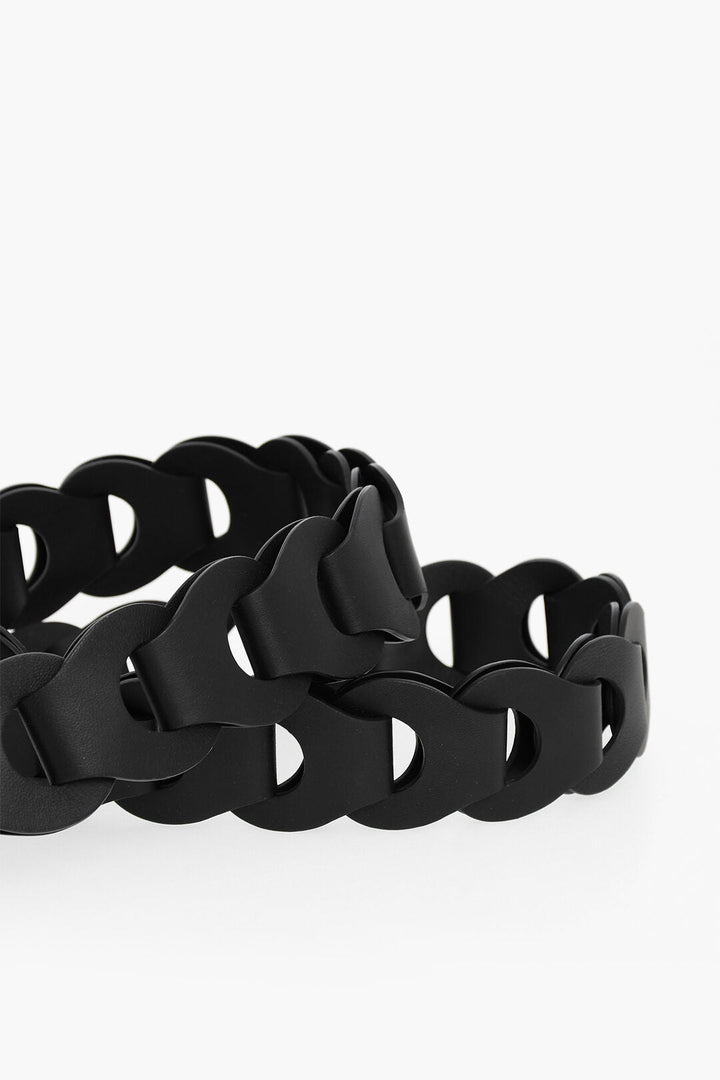 Bottega Veneta Soft-leather Chain-shaped Strap with Silver-toned Hardware