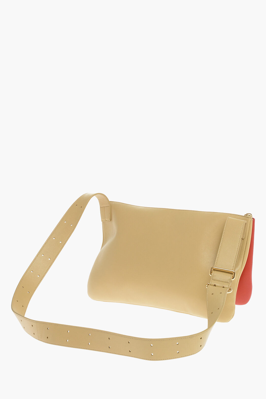 Jil Sander Soft Leather Two-toned Crossbody Bag