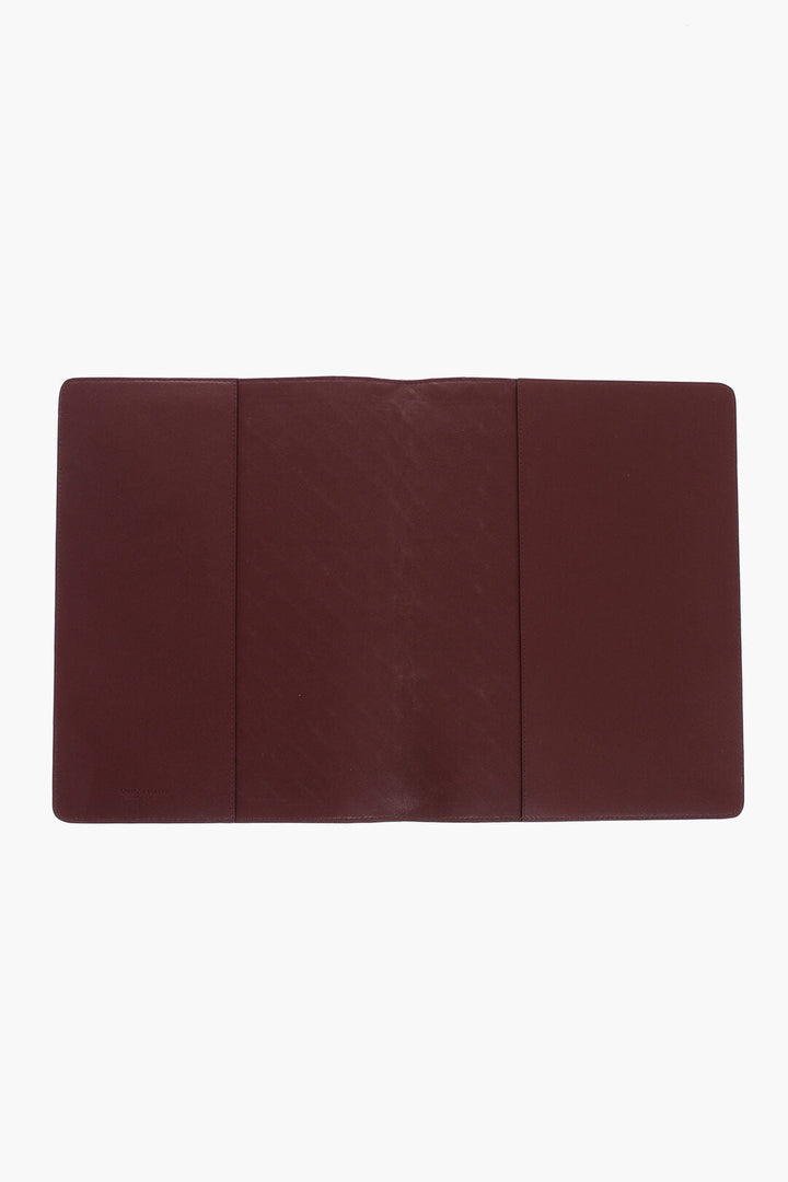 Bottega Veneta Solid Color Braided Leather Document Holder