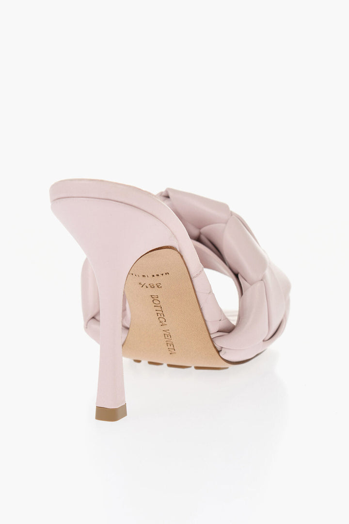 Bottega Veneta Solid Color Braided Leather Sandals 11cm