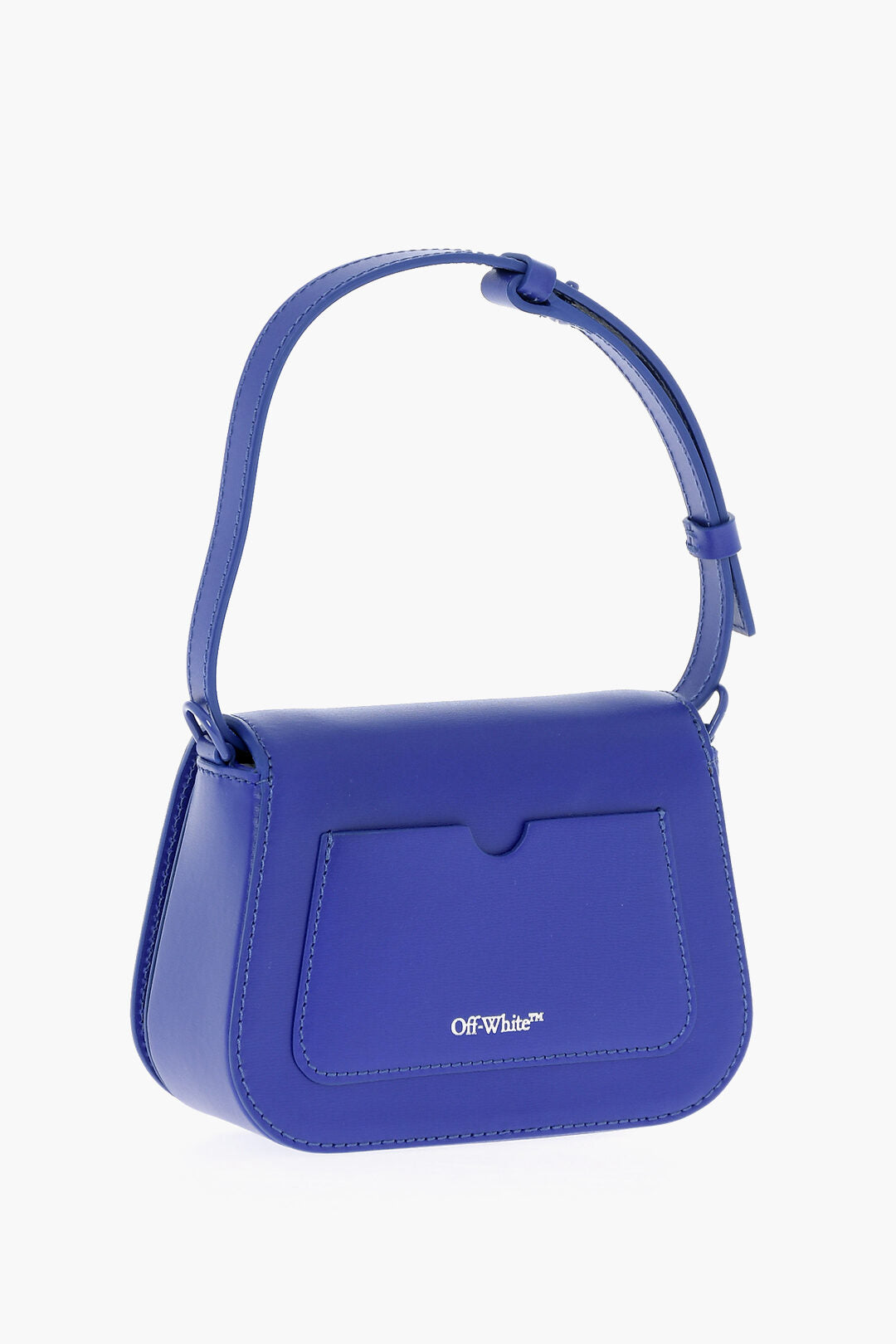 Off-White Solid Color Leather SKELETON BINDER Shoulder Bag